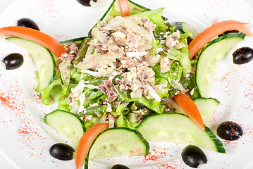 Image showing Salad of tuna fish