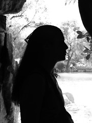 Image showing Girl's Silhouette