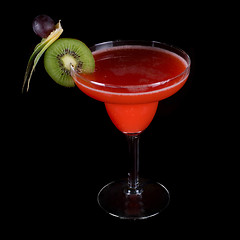 Image showing red cocktail