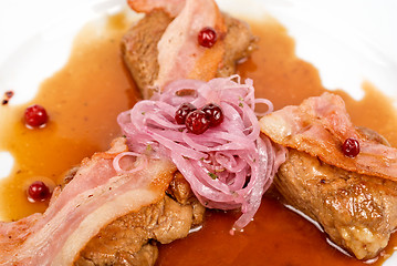 Image showing Roast pork meat