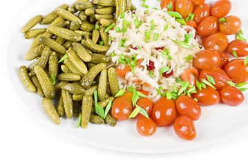 Image showing Marinated vegetables