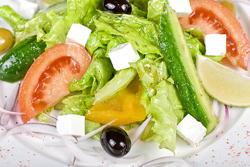 Image showing Greece salad