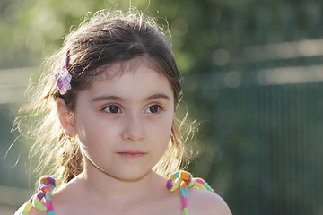 Image showing Little girl portrait