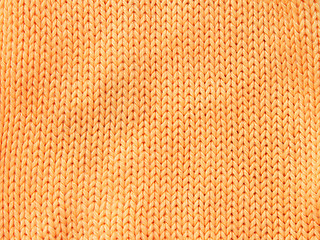 Image showing Orange woolen cloth
