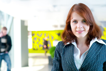 Image showing Beautiful business woman