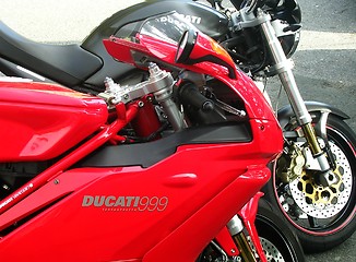 Image showing Ducati motorcycles