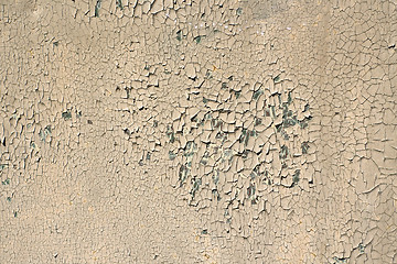 Image showing Flaked wall
