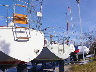 Image showing Yacht harbor  