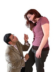 Image showing Marriage proposing  