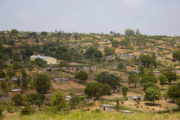 Image showing Huts in Mozambique