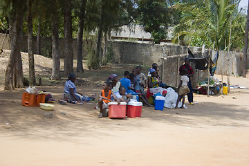 Image showing Roadside store in Mozambique