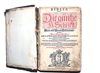 Image showing Old bible   