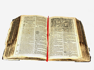 Image showing Old bible   