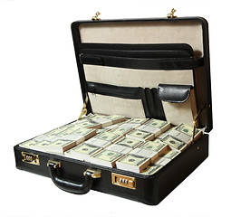 Image showing Case full of dollar 