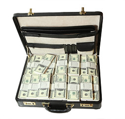 Image showing Case full of dollar 