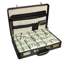 Image showing Case full of dollar 