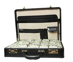 Image showing Case full of dollar 