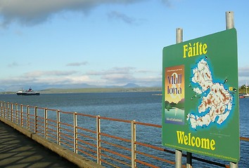 Image showing Welcome to the island