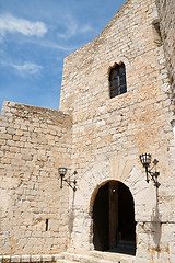 Image showing Pope Luna's Castle in Peniscola, Spain