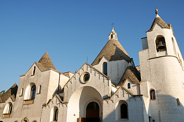 Image showing San Antonio trullo church of Alberobello