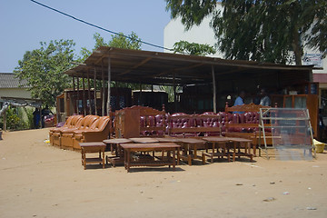 Image showing Roadside store in Mozambique