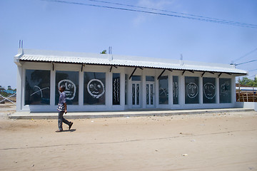 Image showing Roadside store in Mozambique