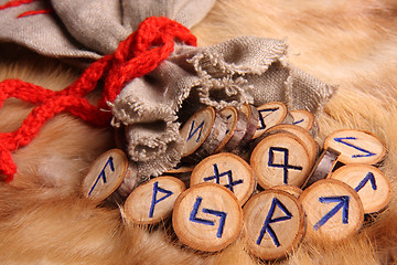 Image showing Runes close-up
