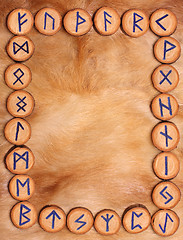 Image showing Frame of runes