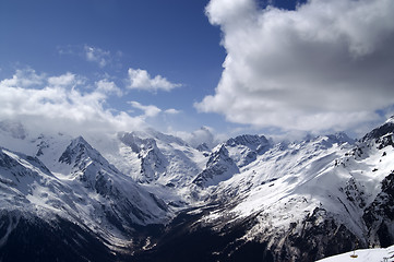 Image showing Caucasus Mountains. Dombay