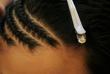 Image showing Braided hair