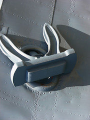 Image showing Anchor from warship 