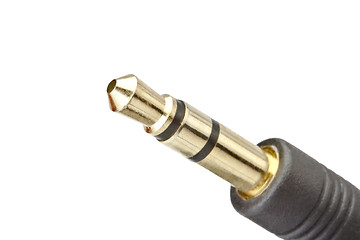 Image showing 3-pin connector isolated on white