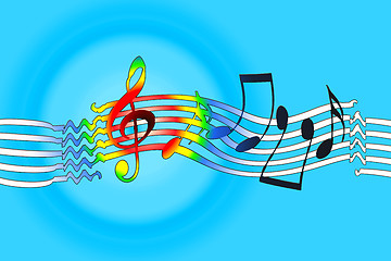 Image showing Joyful Music