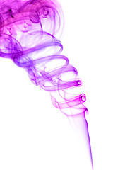 Image showing Violet smoke