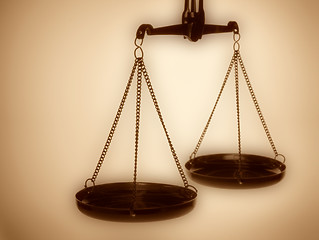 Image showing Justice scales 