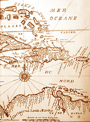 Image showing Ancient map