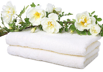 Image showing Bath towels