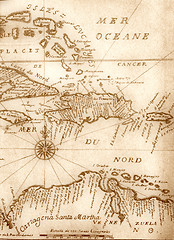 Image showing Old map