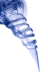 Image showing Blue smoke