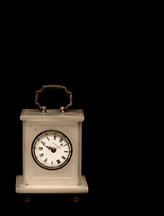 Image showing Old table clock 