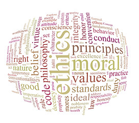 Image showing ethics and morales