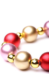 Image showing Christmas beads