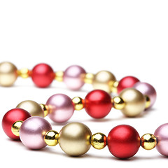 Image showing Christmas beads