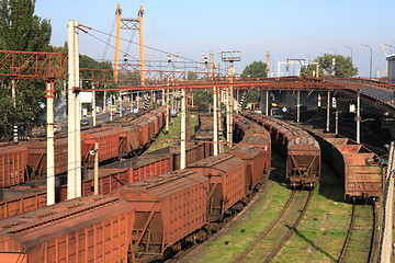 Image showing Freight cars
