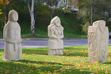 Image showing Stone soldiers