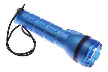 Image showing Blue torch