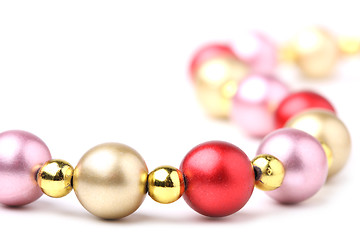 Image showing Christmas beads