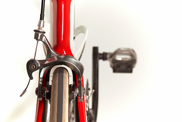 Image showing Bicycle front wheel