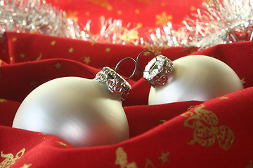 Image showing Christmas balls