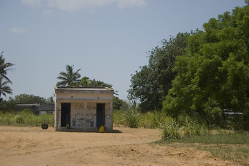 Image showing Huts in Mozambique